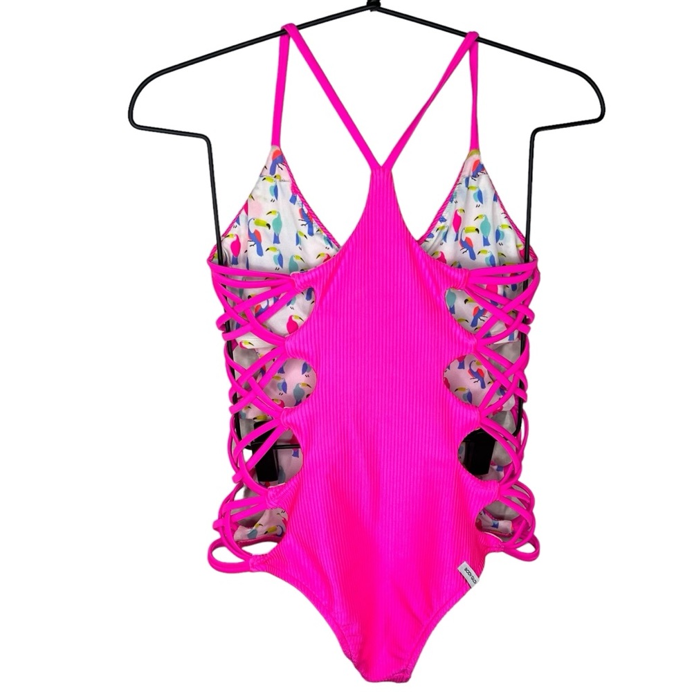 Body Glove‎ Neon Pink Crissy One Piece Swimsuit S - Picture 5 of 8